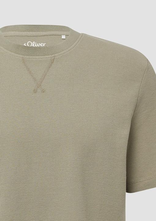 Produktbild S.Oliver T-Shirt Strukturiertes T-Shirt mit Crew Neck (S)