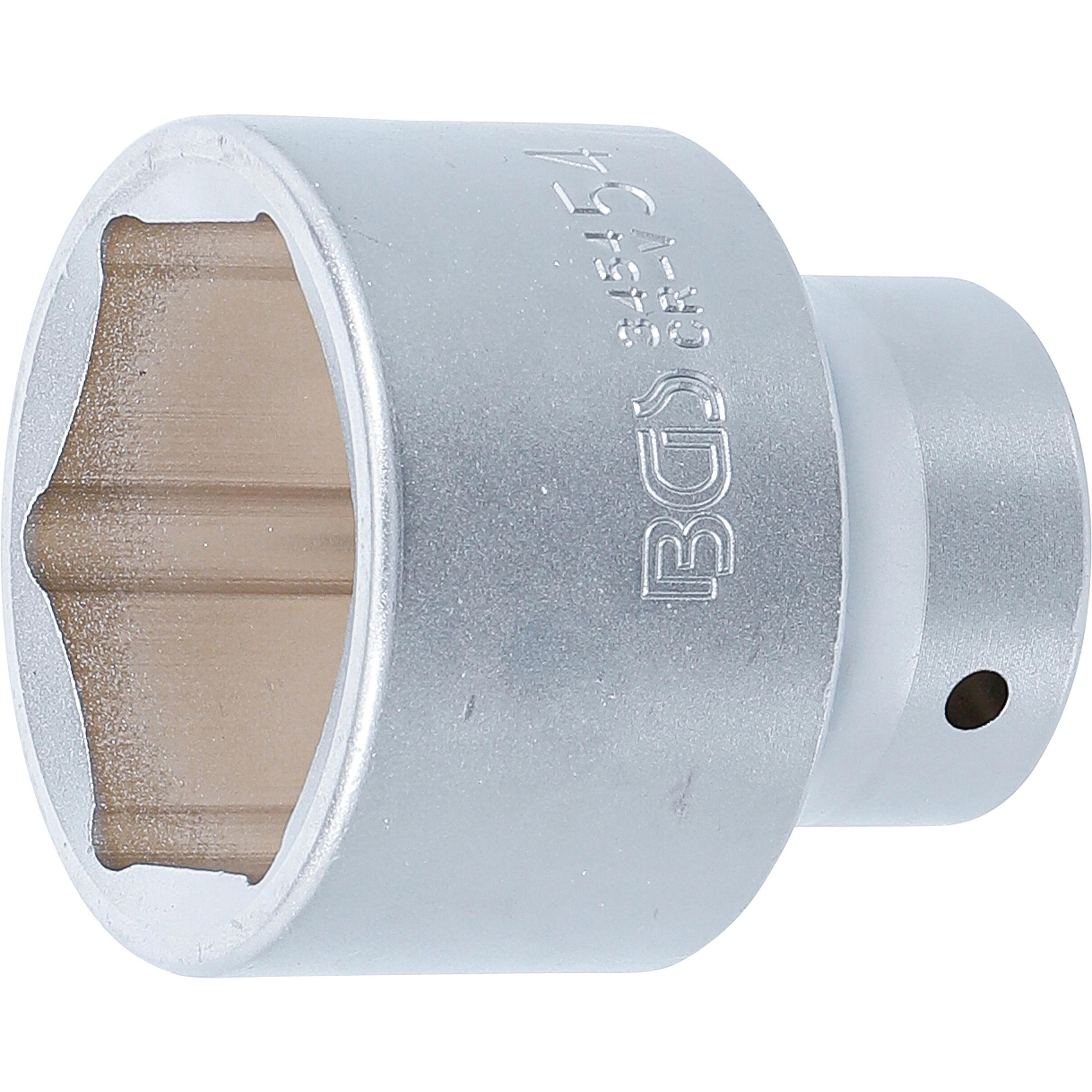 BGS, Steckschlüssel + Stecknuss, Steckschlüssel-Einsatz Sechskant Antrieb Innenvierkant 20 mm (3/4") SW 54 mm (54 mm)