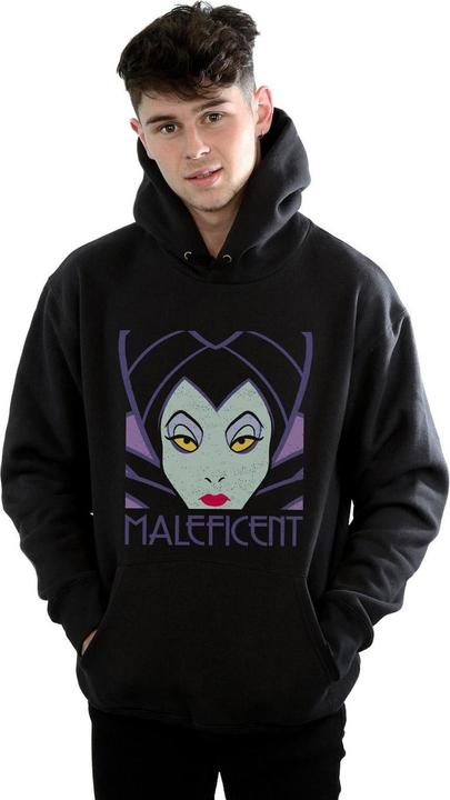 Immagine prodotto Disney Maleficent Cropped Head Felpa con Cappuccio Uomo (XL)
