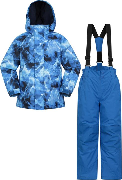 Actual product image Mountain Warehouse Childrens/Kids Wave Pattern Ski Jacket & Trousers (98)