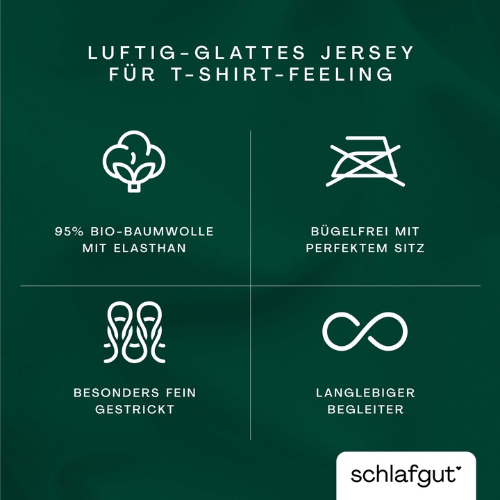 Valori nutrizionali e ingredienti schlafgut Knitted Jersey (Copripiumino, 70 x 90 cm)