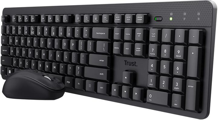 Actual product image Trust Ody Ii Wl Keyboard Mouse Blk D (DE, Wireless)