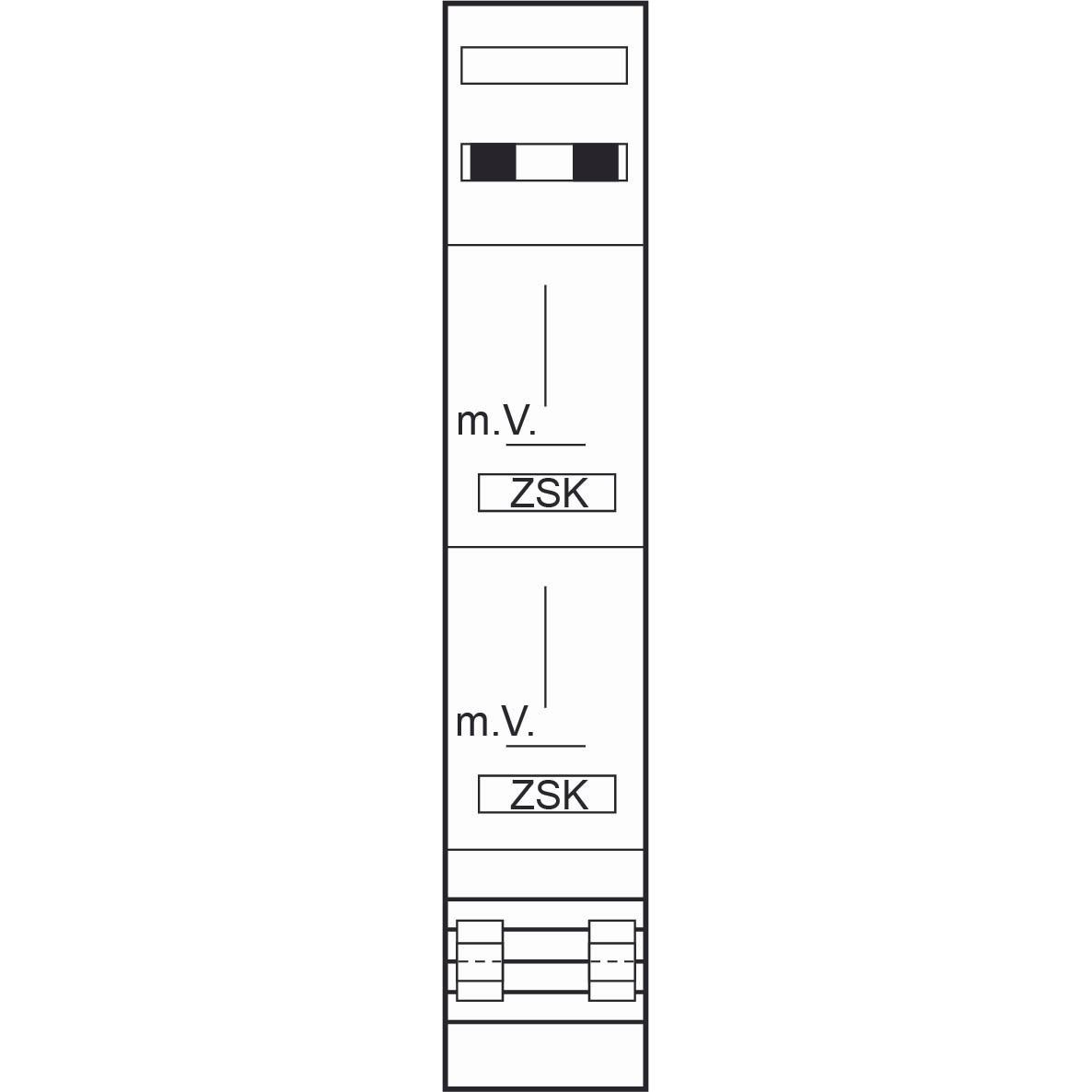 ABN, Verteilerschrank Zubehör, Komplett-Zählerplatz