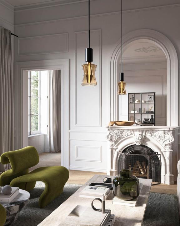 Produktbild Nordlux 2480042700 DecoE27 Cone 15 Dim LED E27 Leuchtmittel 4,1W Dimmbar Warmweiss Bernstein (E27, 1x)