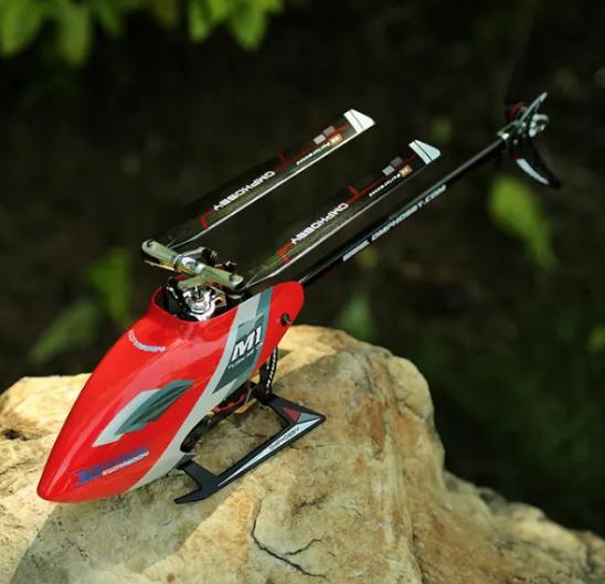 Actual product image OMP Hobby Helicopter M1 EVO Flybarless, 3D, Red BNF