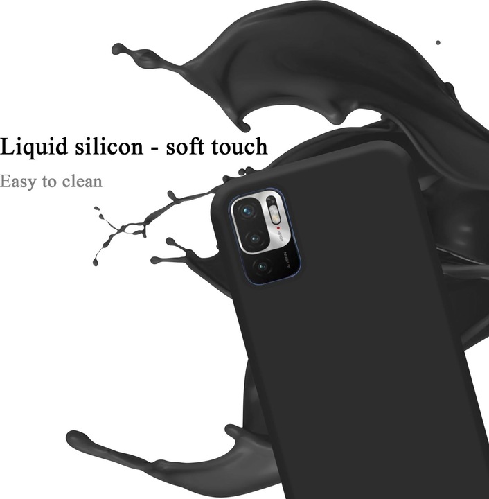 Actual product image Cadorabo TPU Liquid Silicone Case Cover (Xiaomi Redmi Note 10 5G, Xiaomi Poco M3 Pro 5G)
