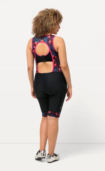 Immagine prodotto Ulla Popken Pantaloncini da ciclista ad asciugatura rapida con imbottitura sulla seduta e bretelle (42, 44)