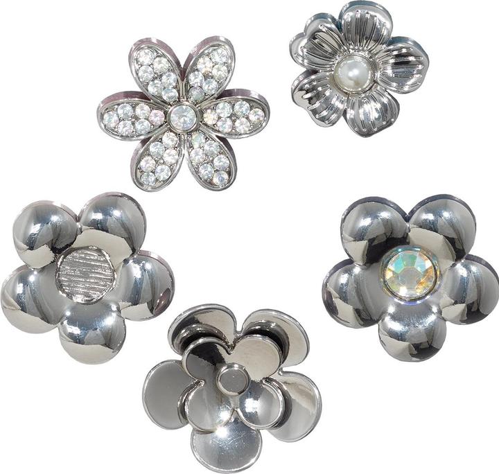 Image du produit Crocs Monochrome Slvr Flwrs/5 Pack (Taille unique)