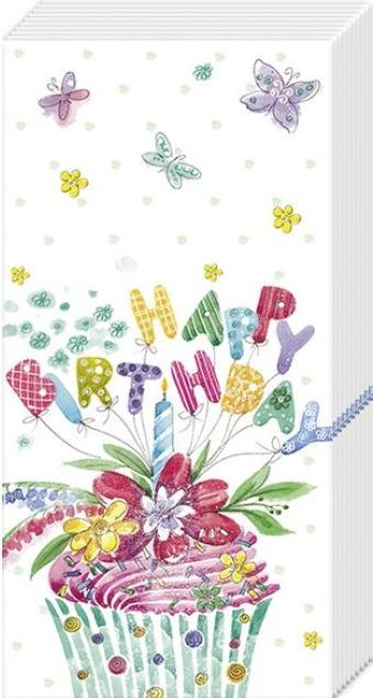 Actual product image IHR Handkerchiefs BIRTHDAY CUPCAKE