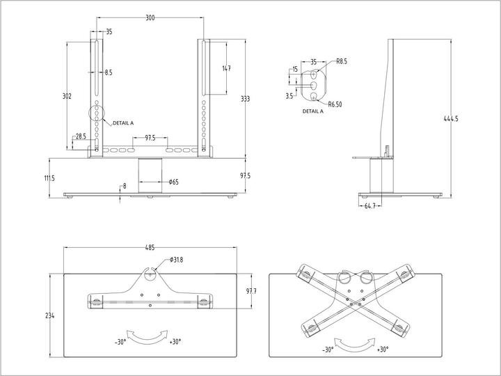 Image du produit Multibrackets MB Support de table Small (Tables, 32", 30 kg)