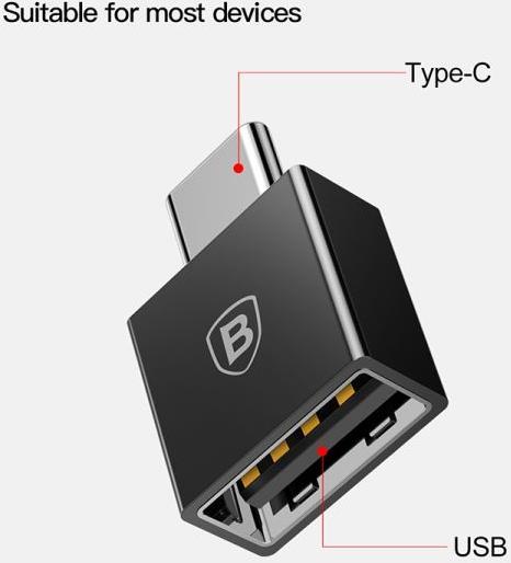 Image du produit Baseus Exquis OTG (USB Type C, USB-A)