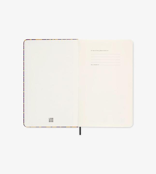 Actual product image Moleskine Silk notebook large/A5, lined, hard cover, yellow (A5, Lined, Hardcover)