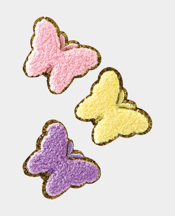 Actual product image I Am Creative Iron on patch Butterfly patch (12 pcs., 13.13 x 4.13 cm)