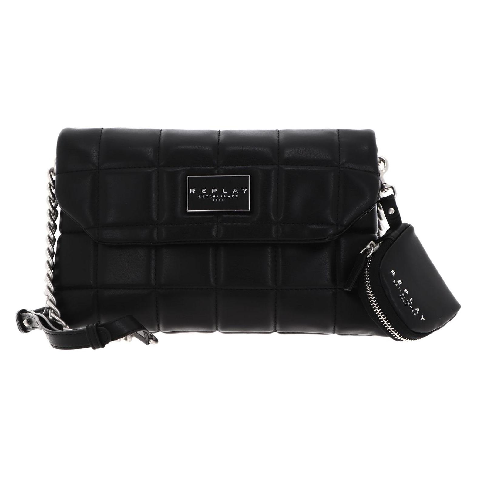 Replay, Damen, Handtasche, Crossbody Bag, Schwarz