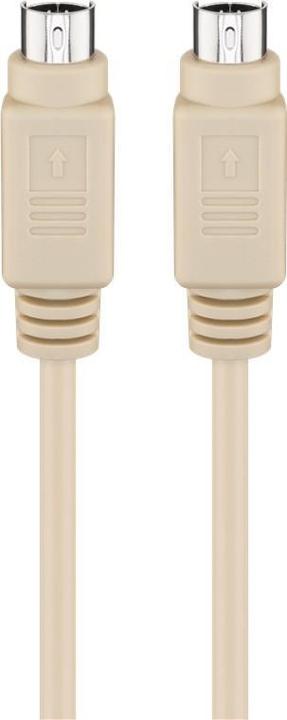 Produktbild Goobay PS/2 Tastatur- / Maus-Kabel, Grau, 5 m (5 m, PS/2)