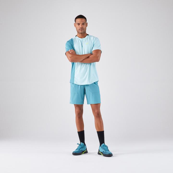 Immagine prodotto Kuikma Herren Padel T-Shirt atmungsaktiv - Dry blau (L)