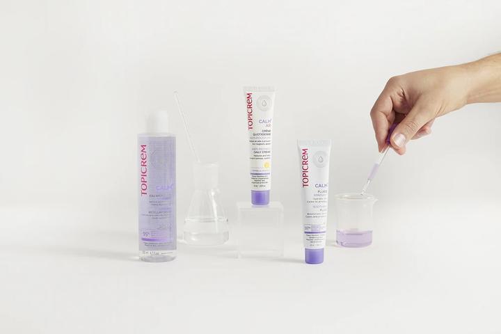 Actual product image Topicrem Calm AR Anti-Redness Daily Cream 40ml SPF50 Soothing Couperose (40 ml, Day cream, SPF 50)