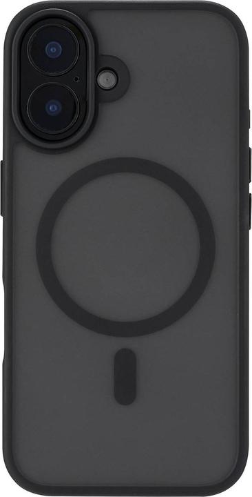 Actual product image Renkforce RF-6676268 Backcover Apple iPhone 16 Black, Transparent Inductive L (Apple iPhone 16)
