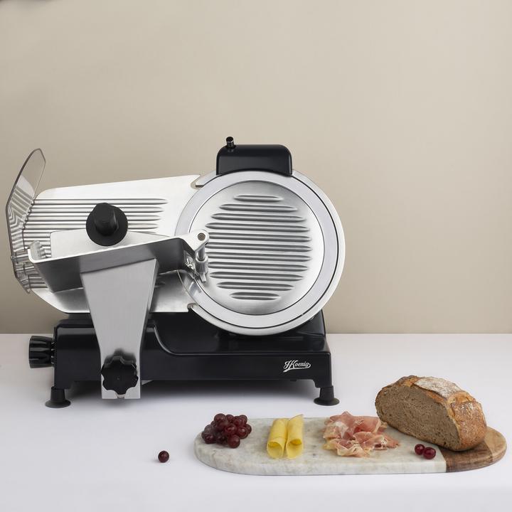 Immagine prodotto H.Koenig Affettatrice multiuso nera 25 cm