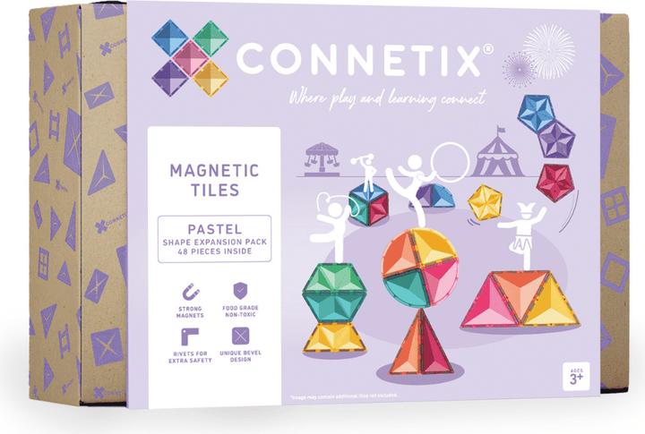 Actual product image Connetix Pastel Shape