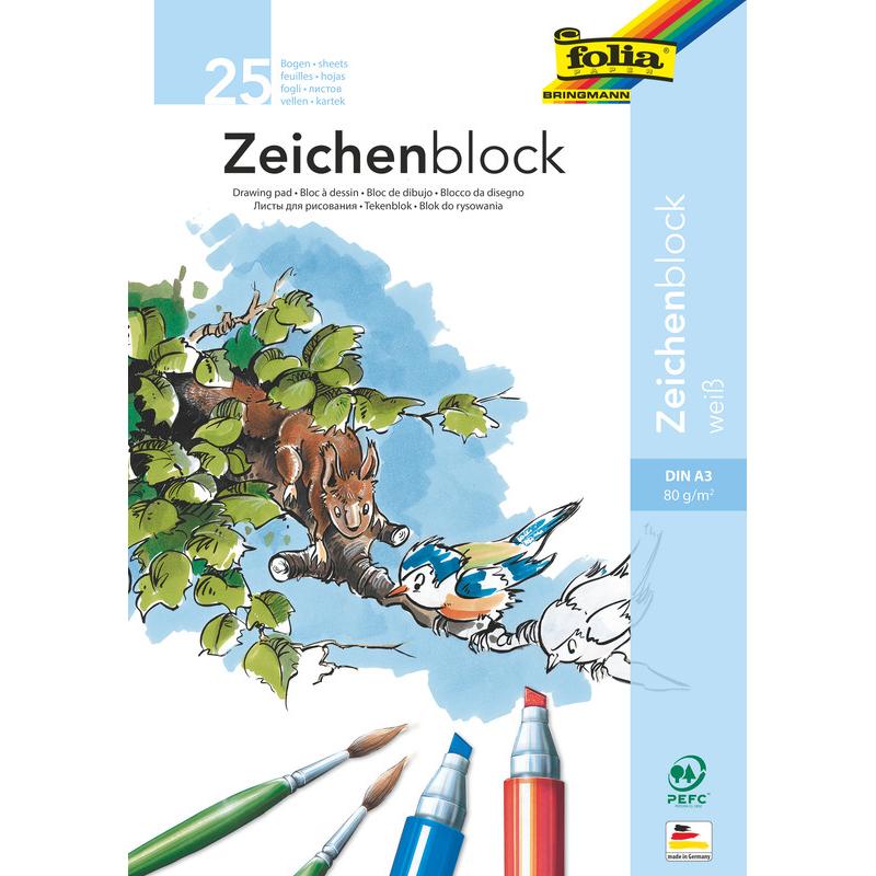 Folia Zeichenpapier Block (A3) (8102)