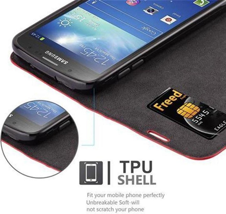 Actual product image Cadorabo Book Invisible Magnet Cover (Samsung Galaxy S4 Active)