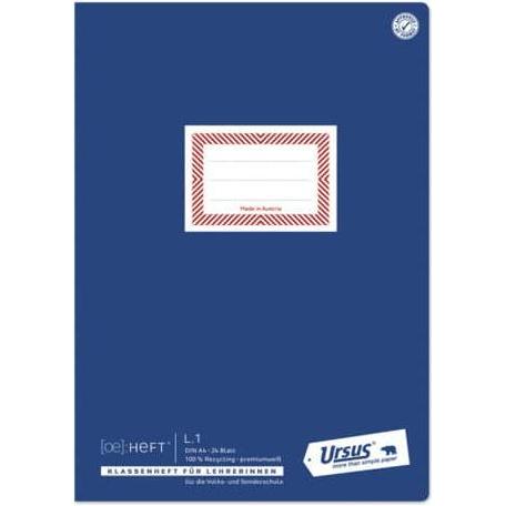 Ursus, Heft + Block, Lehrerheft A4 22Bl L1 (A4)