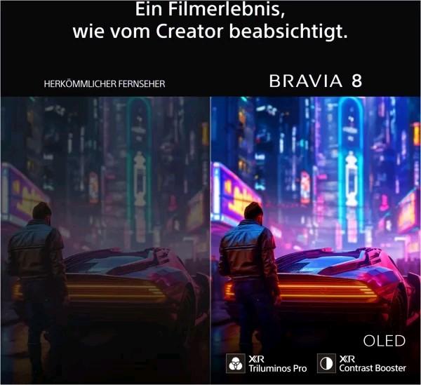 Produktbild Sony K-55XR80PAEP (55", Bravia 8, OLED, 4K, 2024)