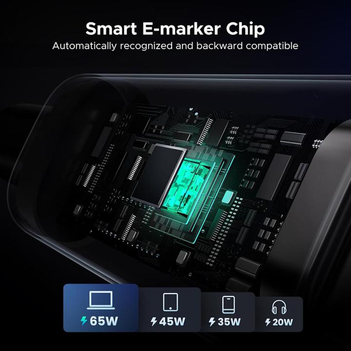 Actual product image Ugreen USB C — USB C (1 m, USB 2.0, 100 W)