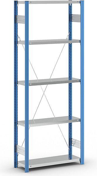 Actual product image eurokraft pro Shelf plug-in rack, blue / galvanized