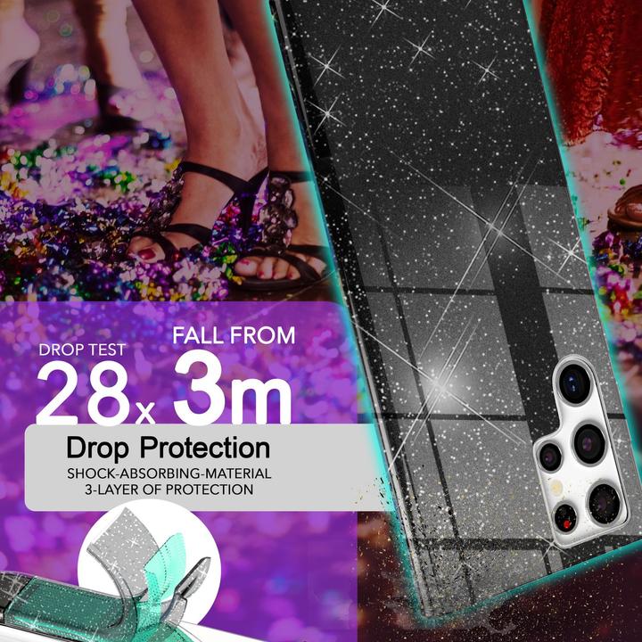 Image du produit Nalia Étui hybride pailleté (Samsung Galaxy S24 Ultra)