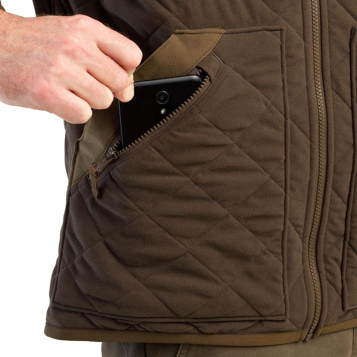 Image du produit Solognac Gilet homme matelassé silencieux Polyester (4XL)