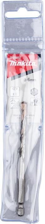 Image du produit Makita Foret hélicoïdal à pierre 6 mm D-2380 (6 mm)