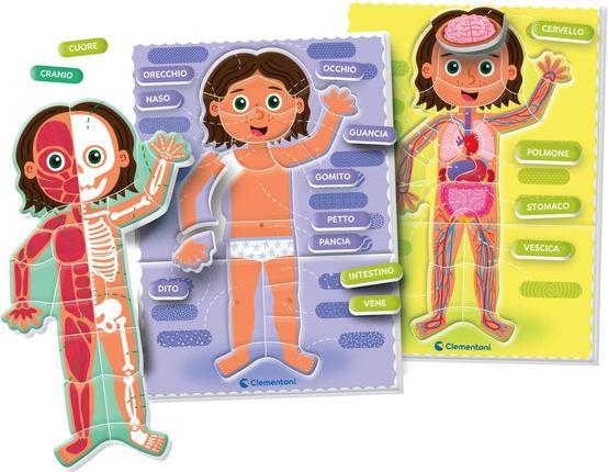 Immagine prodotto Clementoni Sapientino Montessori 4 anni, gioco educativo per conoscere il corpo umano dei bambini, An