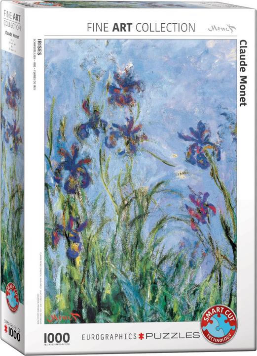 Actual product image Eurographics Irises by Claude Monet (1000 pieces)