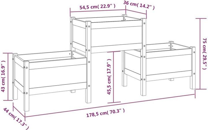 Produktbild vidaXL Pflanzgefäss