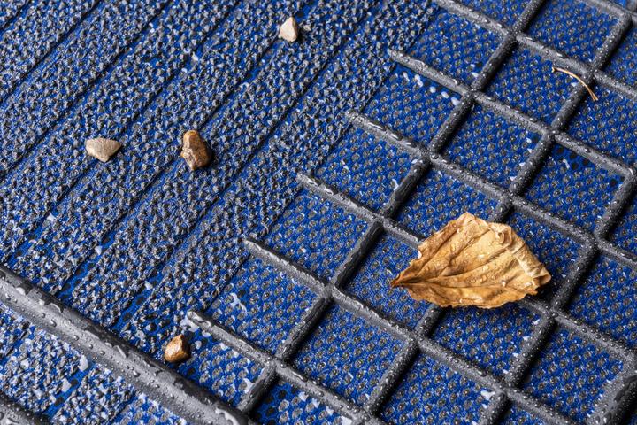 Actual product image Walser Universal rubber car mat set, 4-piece car mats, can be cut to size (2 front mats + 2 rear mats)