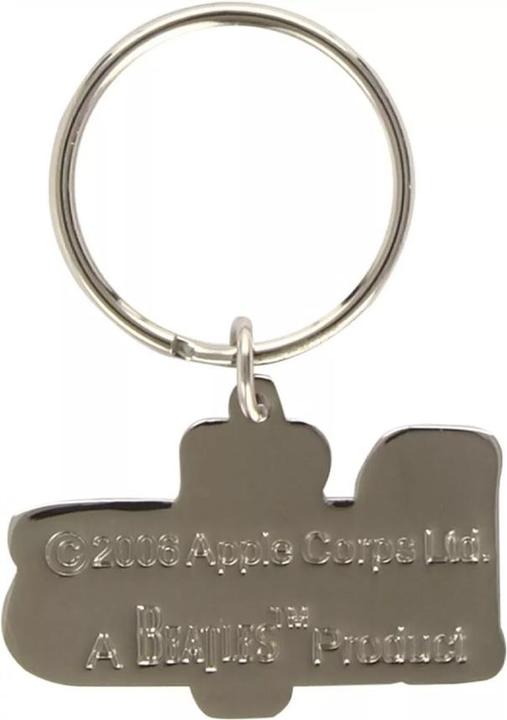 Actual product image The Beatles Drop T Logo Enamel Keyring