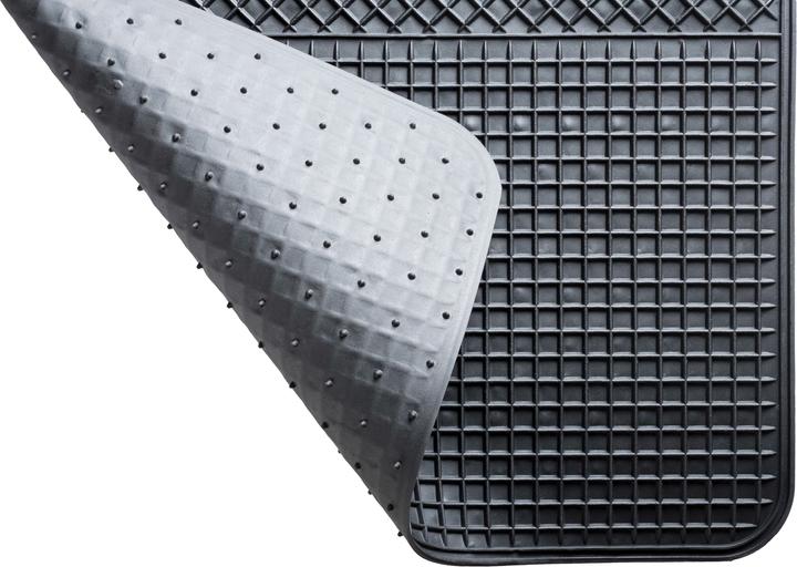 Produktbild Walser Universal Auto-Gummimatten-Set EVO, Automatten 4-teilig zuschneidbar Fussmatten (2 Vordermatten + 2 Rückmatten)