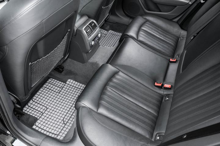 Produktbild Walser Universal Auto-Gummimatten-Set, Automatten 4-teilig zuschneidbar (2 Vordermatten + 2 Rückmatten)