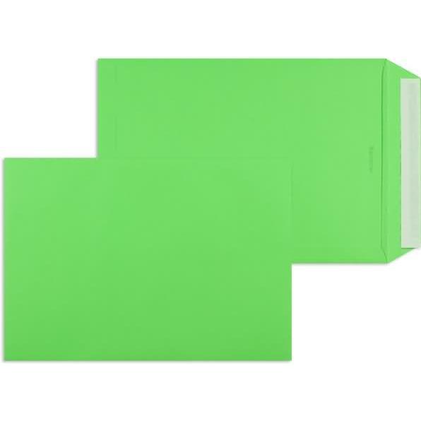 Blanke, Versandtasche + Luftpolstertasche, Versandtaschen C4 120g/qm haftklebend VE=100 Stück intensivgrün (100 x)