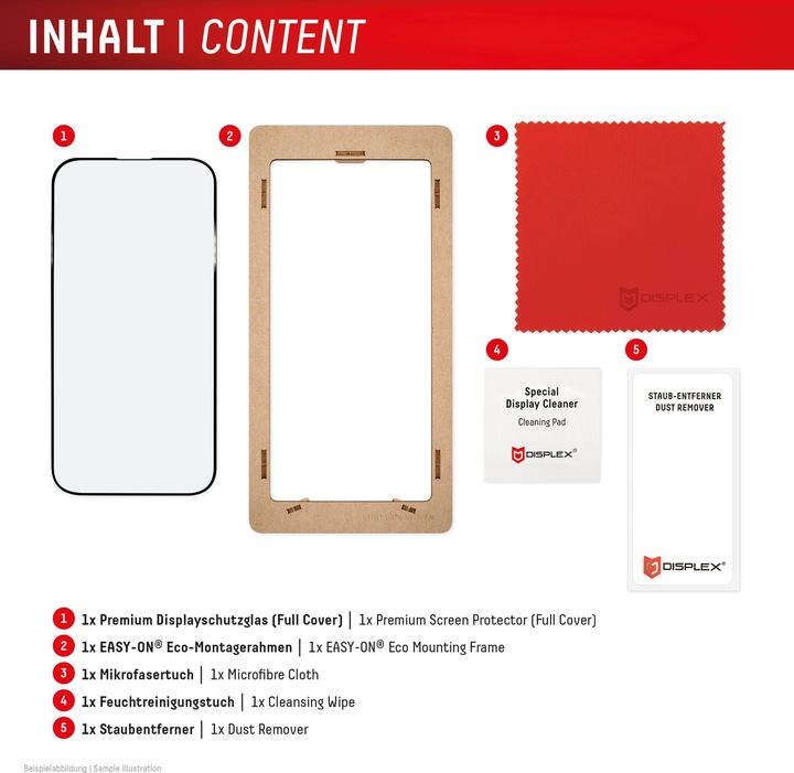 Produktbild Displex Premium Glass, Full Cover Panzerglas (1 Stück, Samsung Galaxy A56)