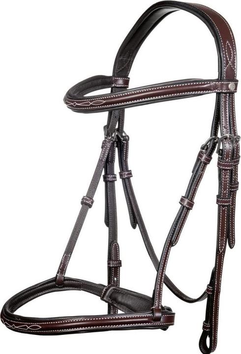 HKM Hunter Engelse Neusriem Bruin Warm Bloed