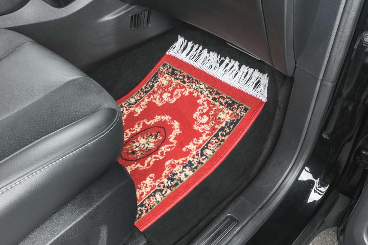 Actual product image Walser Persian carpet car, universal oriental carpet red car carpet oriental (1 doormat)
