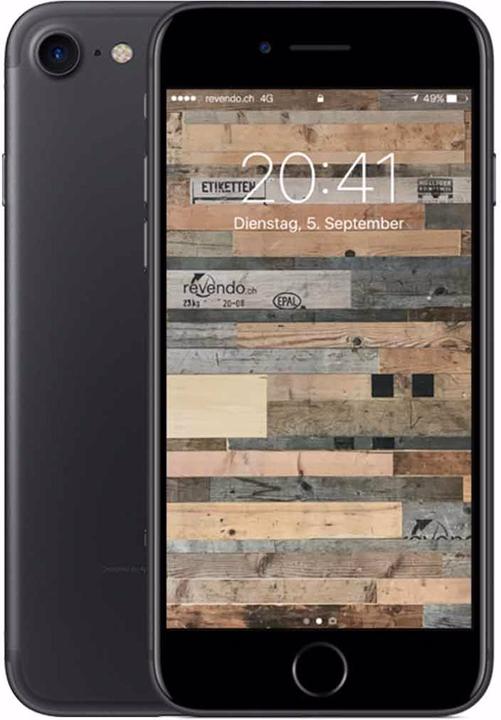 Actual product image Revendo iPhone 7 (128 GB, Black, 4.70", 12 Mpx, Single SIM, B / Very good)