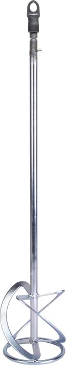 Rubi 3-spiraliger verzinkter Mischer für einen Mischer, Durchmesser 140 mm, M14-Gewindebefestigung