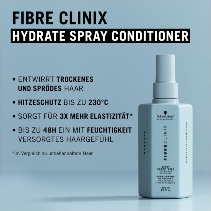 Image du produit Schwarzkopf Fibre Clinix - Hydrate Spray Conditioner (200 ml)