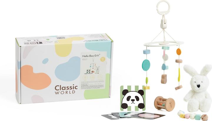 Immagine prodotto Tooky Toy Scatola dei giocattoli Baby Hello 0-6 mesi (Laminato, Legno dell'albero del tè, Faggio)