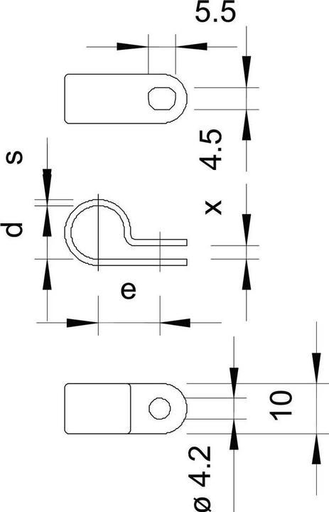 Image du produit OBO Bettermann OBO collier de fixation iso gr 255 5.2 LGR