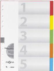 Actual product image Pagna Card index for A4 - coloured